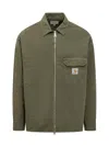 Carhartt Shirt Jacket With Logo In Green