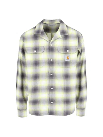Carhartt Blanchard Cotton Shirt In Grey