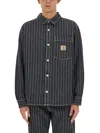 Carhartt Orlean Shirt Jac In Nero