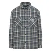 Carhartt Overshirt Jacket With Plaid Pattern And Pockets In Multi