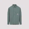 Carhartt Reno Shirt With Buttoned Cuffs And Pockets In Green