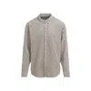 Carhartt Madison Corduroy Long-sleeved Shirt In Gray