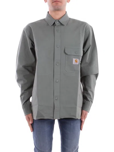Carhartt Long Sleeve Craft Shirt Porphyry In Gray