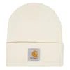 Carhartt Short Acrylic Watch Hat Natural In Neutral