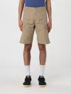 Carhartt Multi-pocket Cotton Bermuda Shorts In Beige