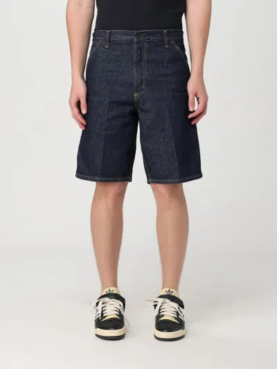 Carhartt Short  Wip Men Color Blue 1 In Blue 1