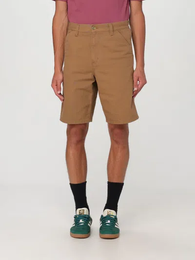 CARHARTT SHORT CARHARTT WIP MEN COLOR BROWN,F74019032
