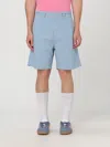 Carhartt Wip Walter Single Knee Short Misty Sky In Gnawed Blue