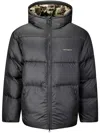 Carhartt Short Down Jacket With Hood  Wip In Black