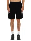 Carhartt Flint Shorts With Back And Side Pockets In Black