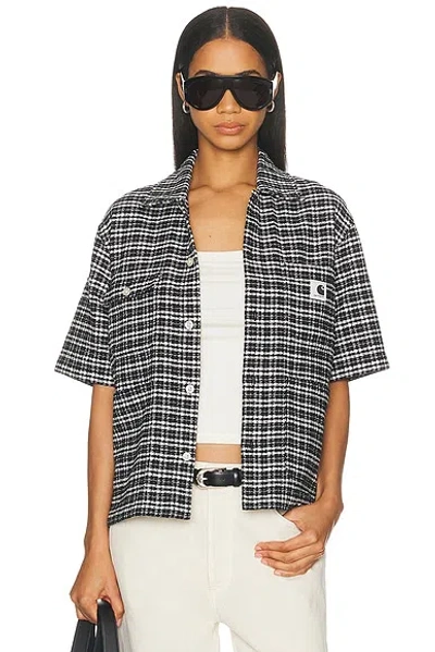 Carhartt Short Michigan Shirt In Black