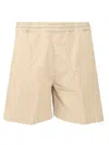 Carhartt Beige Reynold Shorts In Beige