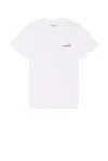 Carhartt Wip Mens White American Script Logo-embroidered Cotton-jersey T-shirt In White