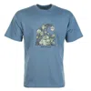 Carhartt Short Sleeve Beaker T-shirt Angelite In Blue