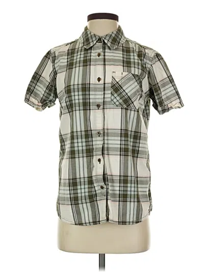 Pre-owned Carhartt Short Sleeve Button Down Shirt In Green