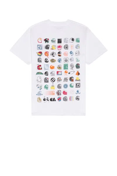 Carhartt Short Sleeve C Logo Archive T-shirt In Animal Print