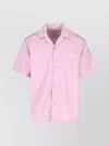 Carhartt Short Sleeve Casual Shirt With Spread Collar In Pink