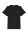 Carhartt Short Sleeve Chase T-shirt In Black & Gold