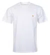 Carhartt Short Sleeve Chase T Shirt White Gold