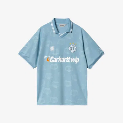 Carhartt Short Sleeve Football T-shirt In Blue