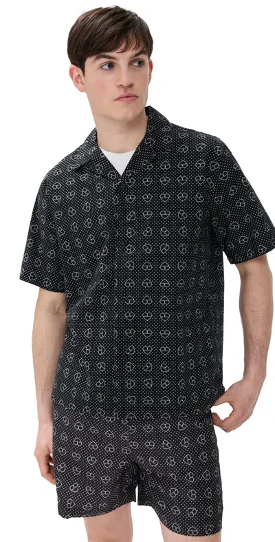CARHARTT SHORT SLEEVE FUROSHIKI SHIRT FUROSHIKI PRINT/BLACK