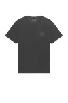 Carhartt Short Sleeve Nelson T-shirt In Charcoal Garment Dyed