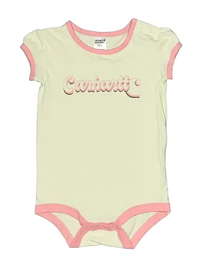 Pre-owned Carhartt Babies' Short Sleeve Onesie In Green