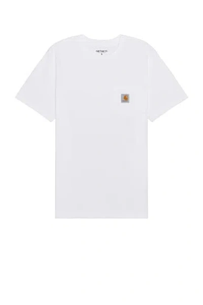 Carhartt Short Sleeve Pocket T-shirt In White