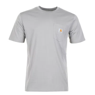 Carhartt Short Sleeve Pocket T Shirt Yosemite In Gray