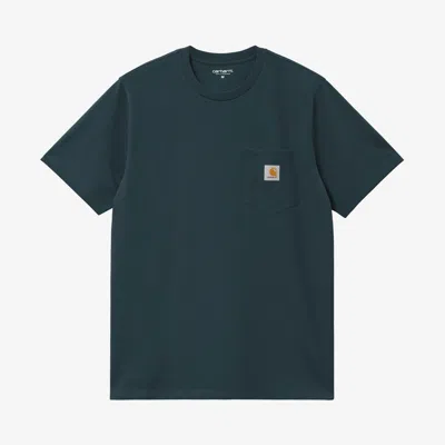 Carhartt Short Sleeve Pocket T-shirt In Blue