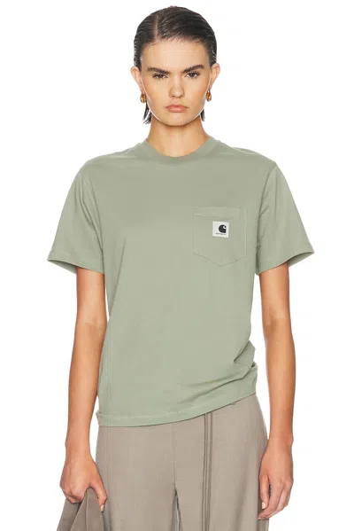 Carhartt Short Sleeve Pocket T-shirt In Green