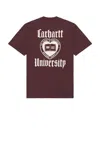 Carhartt Schooling Loose Fit T-shirt In Red