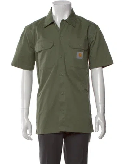 Pre-owned Carhartt Short Sleeve Shirt In Green