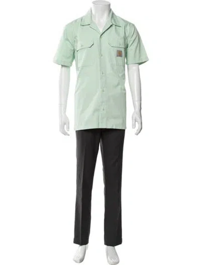 Pre-owned Carhartt Short Sleeve Shirt In Green