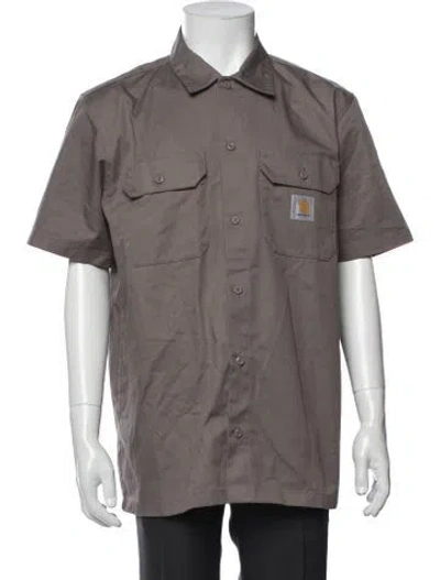 Pre-owned Carhartt Short Sleeve Shirt In Grey