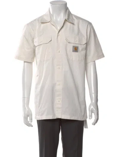 Pre-owned Carhartt Short Sleeve Shirt In White