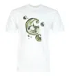 Carhartt Short Sleeve Solar Chrome C-logo T Shirt White In White