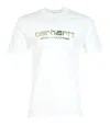 Carhartt Short Sleeve Solar Chrome Script T Shirt White