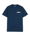 Carhartt Blue University Script T-shirt In Blue