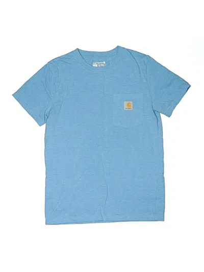 Pre-owned Carhartt Kids' Short Sleeve T-shirt In Blue