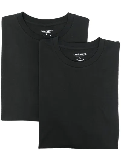 Carhartt Short-sleeve T-shirt (set Of 2) In Black
