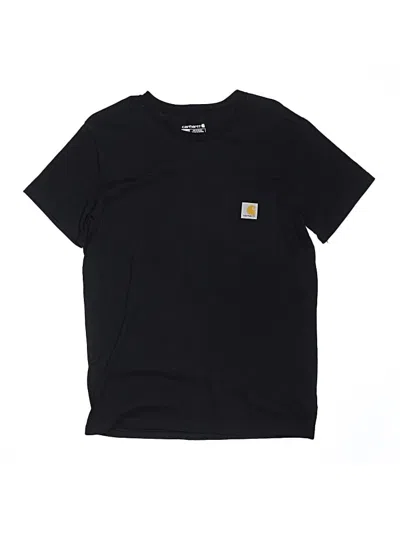 Pre-owned Carhartt Kids' Short Sleeve T-shirt In Black