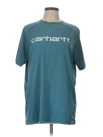 Pre-owned Carhartt Short Sleeve T-shirt In Blue