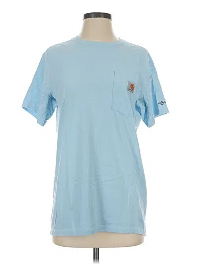 Pre-owned Carhartt Short Sleeve T-shirt In Blue