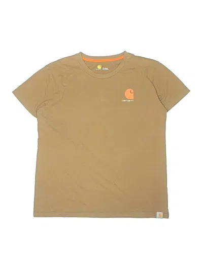 Pre-owned Carhartt Kids' Short Sleeve T-shirt In Brown