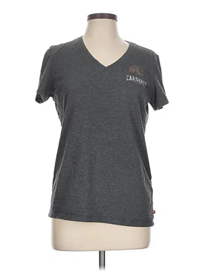 Pre-owned Carhartt Short Sleeve T-shirt In Gray