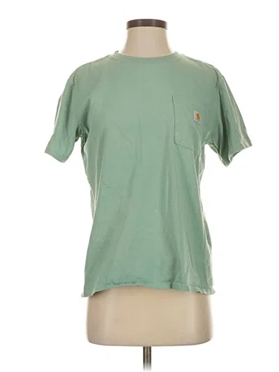 Pre-owned Carhartt Short Sleeve T-shirt In Green