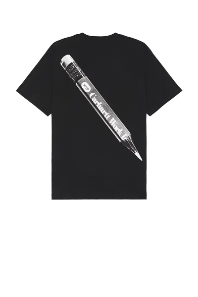 Carhartt Short Sleeve Wip Pencil T-shirt In Black & White