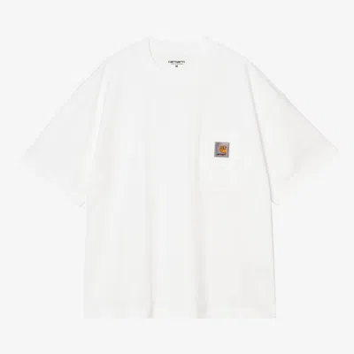 Carhartt Short Sleeve Work Pocket T-shirt In White