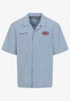 Carhartt Short-sleeved Hendry Shirt In Blue